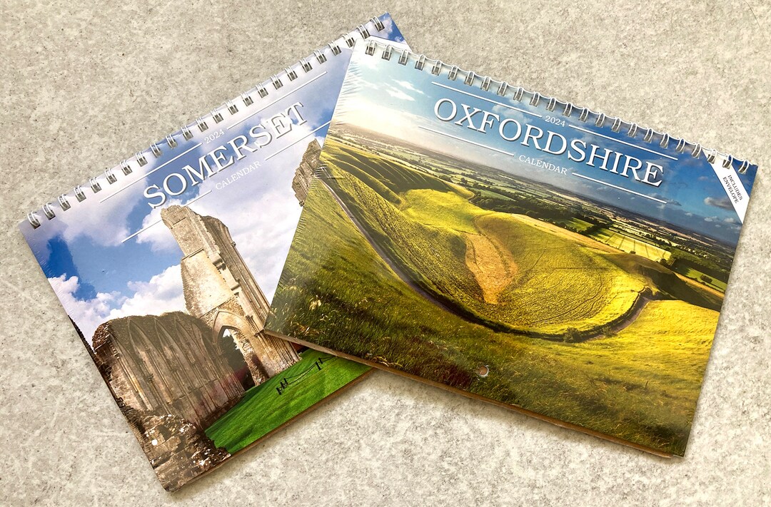 2024 Calendars A5 Somerset and Oxfordshire English Landscapes Etsy