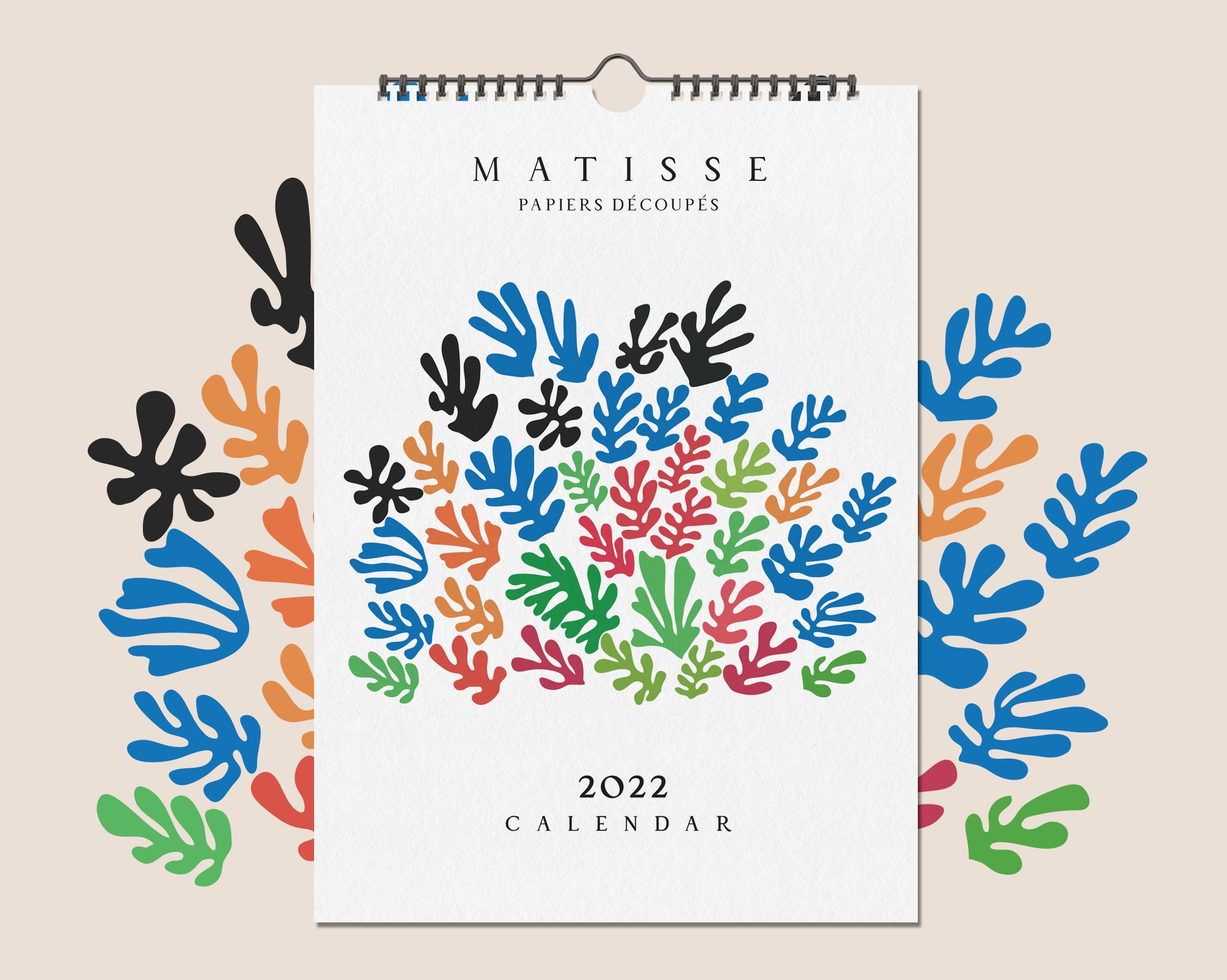 2022-2023 Matisse Cutouts Calendar 2022-2023 A4 Calendar | Etsy Denmark