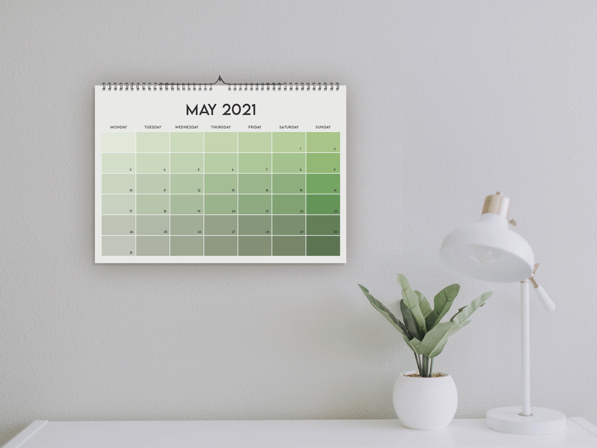 2021-2022 Pantone Calendar Pantone Color Planner 2021-2022 | Etsy