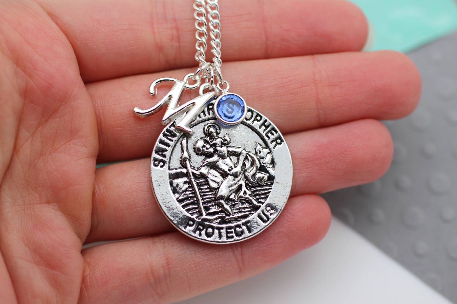 Personalised st christopher Clearance