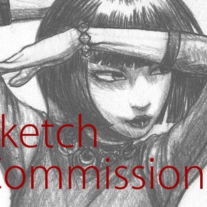 Custom Sketch Commissions (Hourly Rate; 10 Pounds)