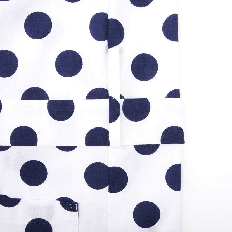 Sunday lovers Robe Navy dots