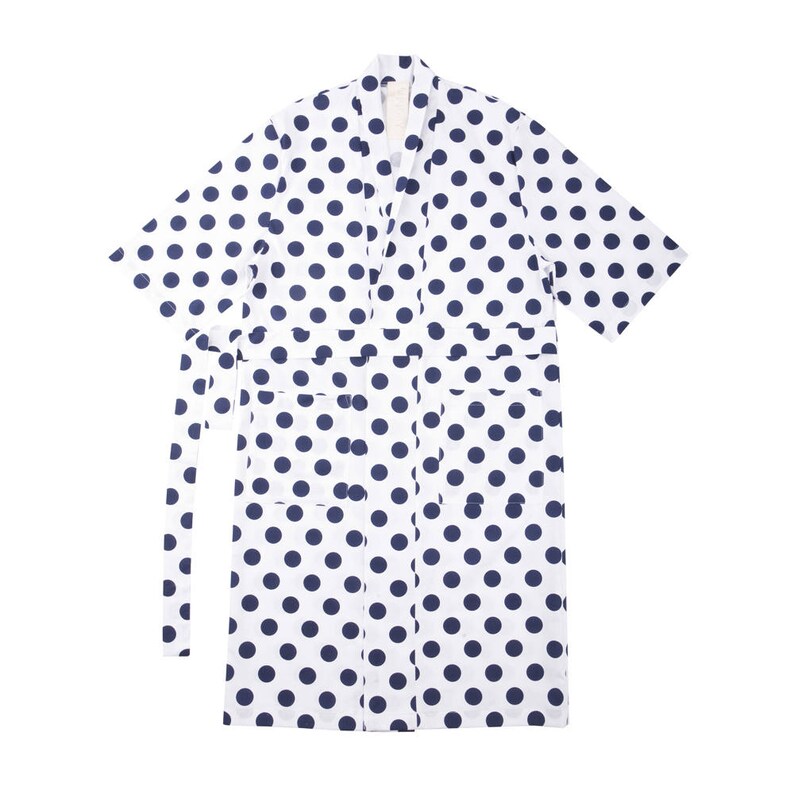 Sunday lovers Robe Navy dots