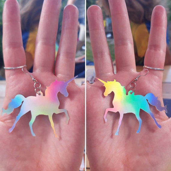 Unicorn 2024 rainbow earrings