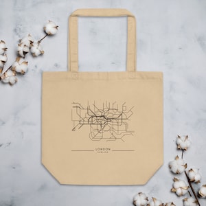 London Underground Map Tote Bag