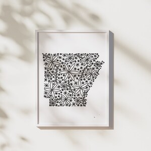 Arkansas Flower Design - Travel Wall Art and Decor