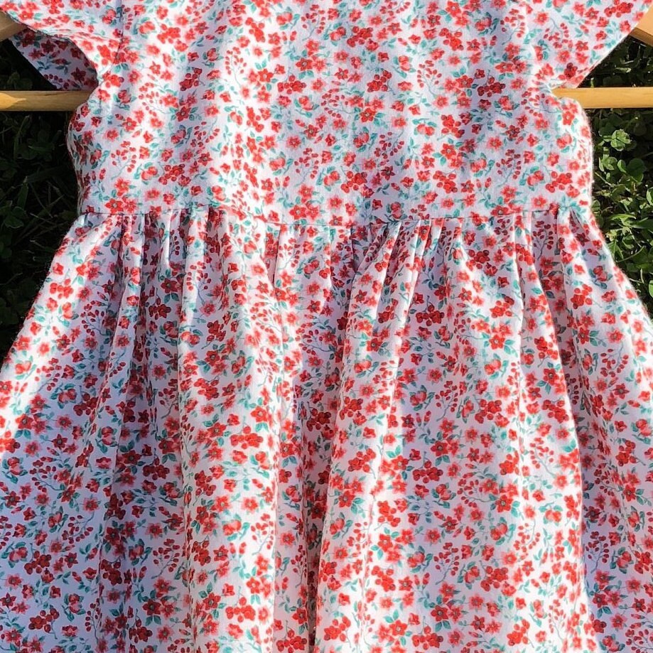 Baby cottagecore dress Baby cotton dress Etsy