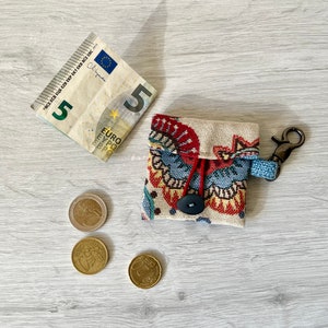 Coin Card con feltro Astuccio porta monete Scomparto per spiccioli