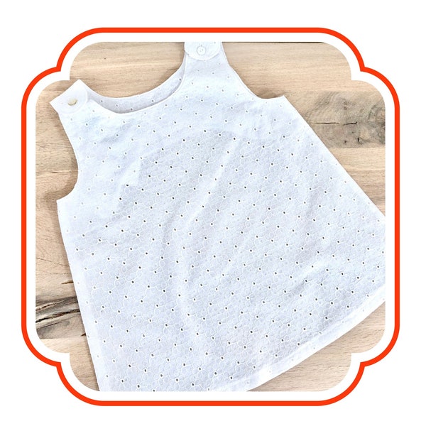 Top in pizzo sangallo, abbigliamento bambini