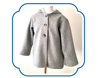Cappotto di lana per bimba, abbigliamento bambini