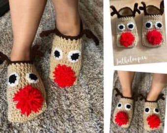 Rudolf inspired slippers