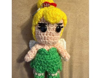 Tinker bell inspired key chain