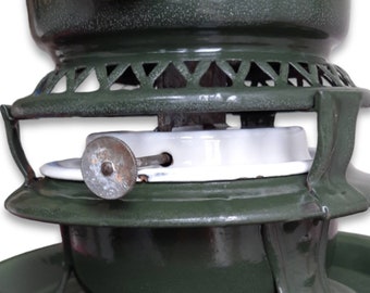 Poêle à Kérosène Vintage Emaillé HALLER 1 Mèche - Pour Camping/Chalet - Occasion