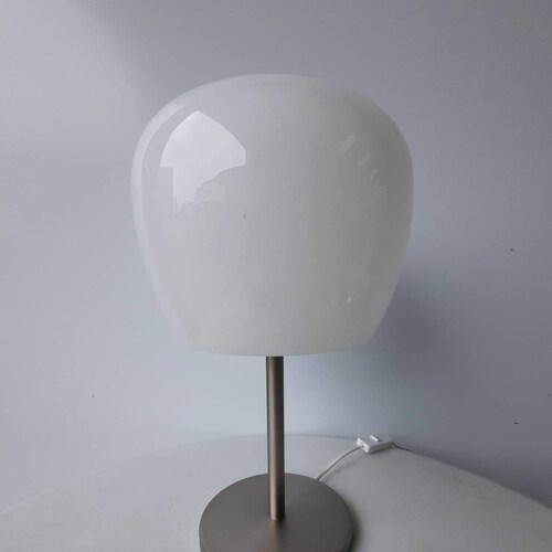 Vintage shops Ikea table lamp with glass shade - Table lamp with glass shade - European plug