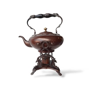 Antique copper kettle, teapot