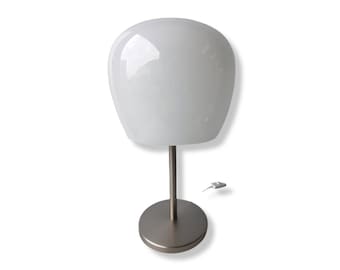 Vintage Ikea table lamp, glass shade, mushroom, mood lighting, European plug