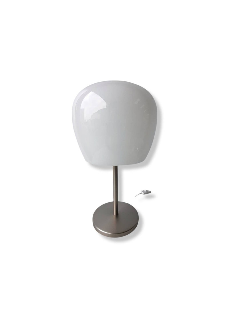 Vintage shops Ikea table lamp with glass shade - Table lamp with glass shade - European plug