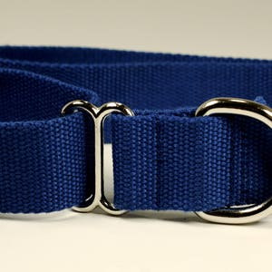 Robustes Martingale Bambus-Hundehalsband - Twilight (blau) - Verstellbar - Umweltfreundlich