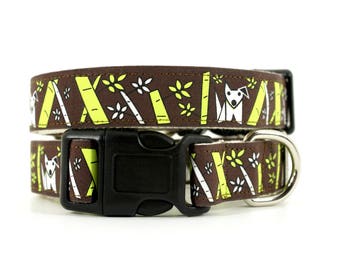 Eco Friendly Bamboo - Save the Earth - 'Bamboo Pooch' Buckle Dog Collar