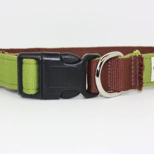 Eco Hip! Bamboo Double Layer Buckle Dog Collar - Bamboo Zen / Tree Bark