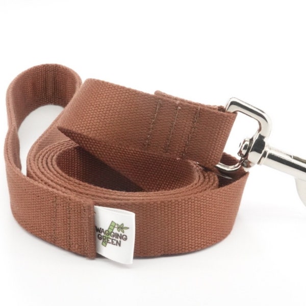 Eco Friendly Bamboo Single Layer Dog Leash - Tree Bark (brown)