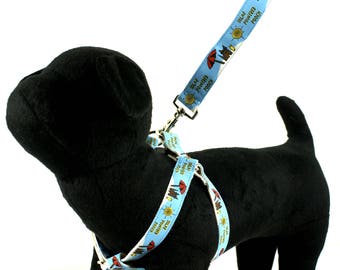 Eco Friendly Bamboo - Save the Earth - 'Solar Power Pooch' Step-In Dog Harness