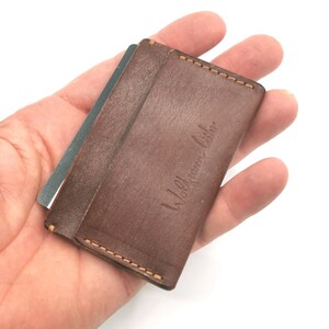 Billetera de cuero marrón, billetera de cuero, billetera de bolsillo, regalo de hombre, regalo de mujer, billetera, billetera, billetera de cuero