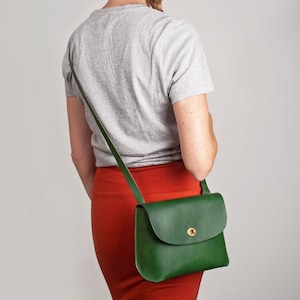 Green Leather Handbag