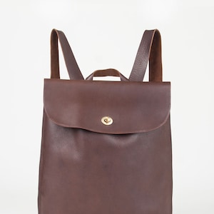 Brown Leather Rucksack,  Leather Rucksack, leather bag, leather backpack, gift for her, stocking filler, christmas gift