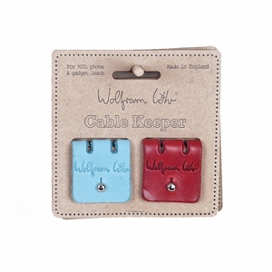 Cable Keepers no. 1, leather cable tidy, cable ties, cable organizer, gift for him, useful gift, stocking filler, christmas gift