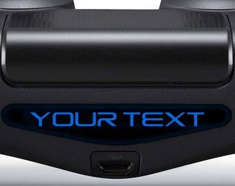 2X Playstation PS4 Controller Light Bar Decal Custom Personalised Vinyl Stickers
