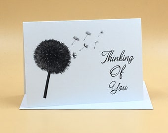 Sympathy Card Dandelion, Personalised Sympathy Card, Sympathy Card Son, Sympathy Card Daughter, Sympathy Card, Condolences Card