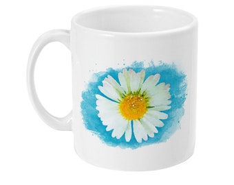 Daisy Mug, Daisy Gift, Daisy, Flower Mug, Mug for Her, Flower Gift, Mug Gift, Gift for Sister, Gardening Gift, Coffee Mug, Mothers Day Gift
