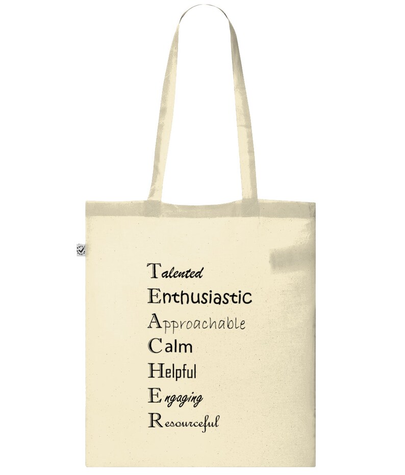 Teacher Tote Teacher Bag Tote Bag Teacher School Tote Bag Etsy UK
