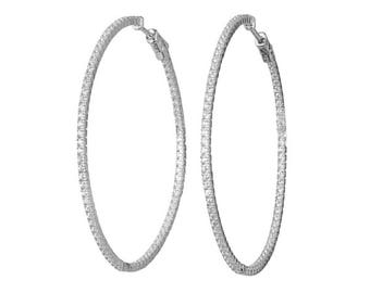 Hoop Earrings | Sterling Silver Hoop Earrings