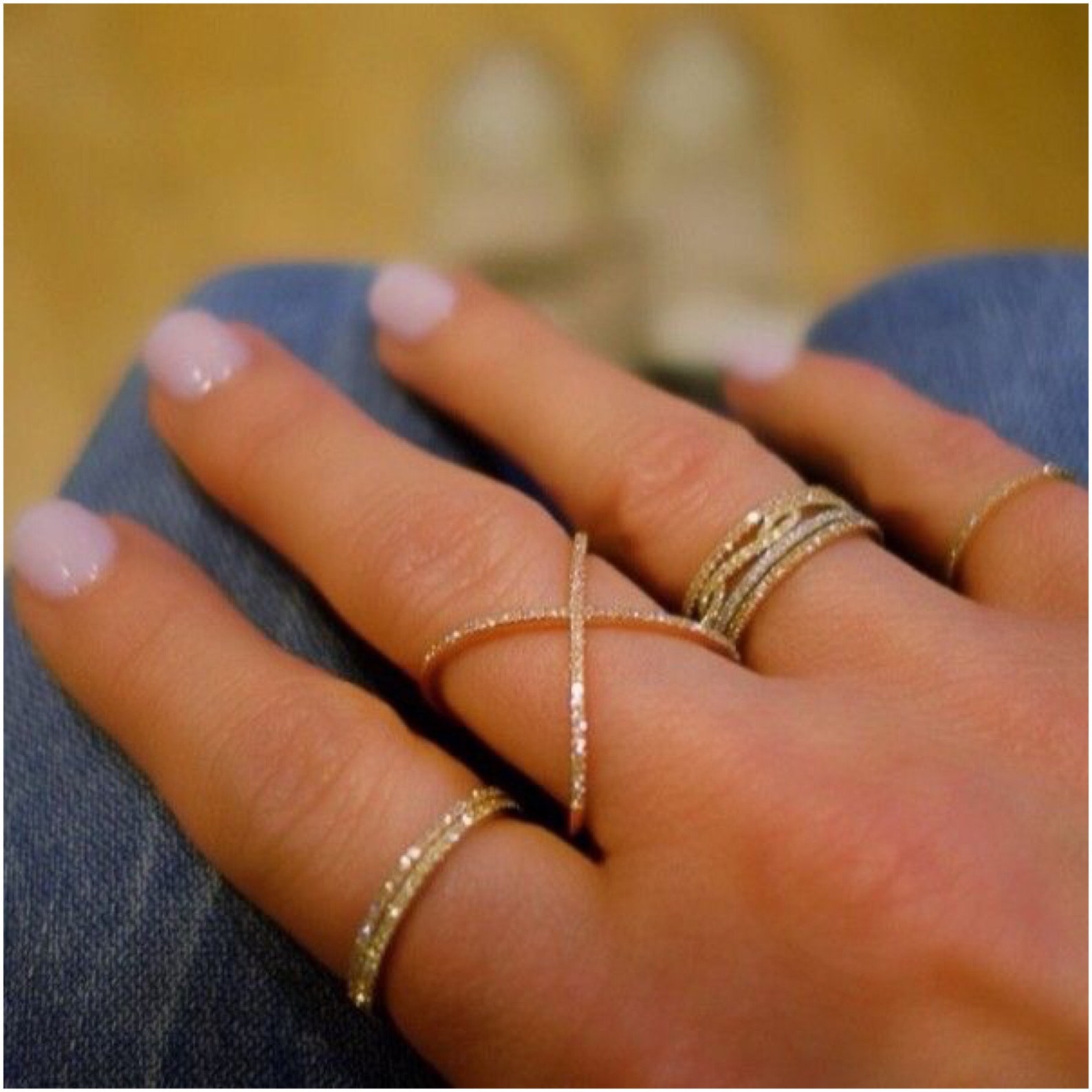 Thin Eternity Band Extra Thin Eternity Band X Ring Stackable Rings