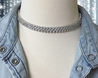 Diamond Choker | Diamond Choker Necklace | Diamond Choker | Bridal Choker | Bridal Choker Necklace | Diamond Choker
