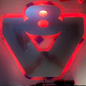 V8 Truck Interior Mirror Led Light Led Board 12/ 24V Back Board,Truck Cabin Led Board