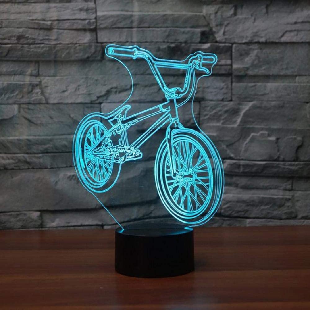 Bicycle bike bmx Personalized 3D Illusion Smart APP Control 3D Illusion Night Light Bluetooth music 7 16m Color Mobile App made in UK Etsy