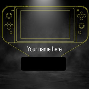 Nintendo Controller Joystick,Smart Control APP 3D Illusion Night Light Bluetooth,Music,7&16M Color Mobile App,Can be personalised