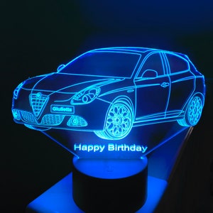 Giulietta 3D Illusion Smart APP-Kontrolle 3D Illusion Nachtlicht Bluetooth, Musik, 7 & 16M Farbe Mobile App, Made in UK