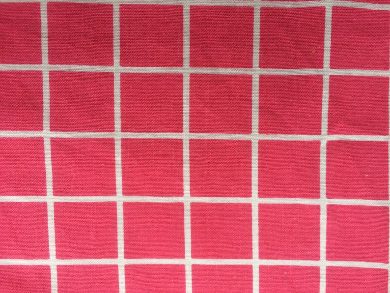 Pink 1960s check daisy girls shift dress 3 years vintage