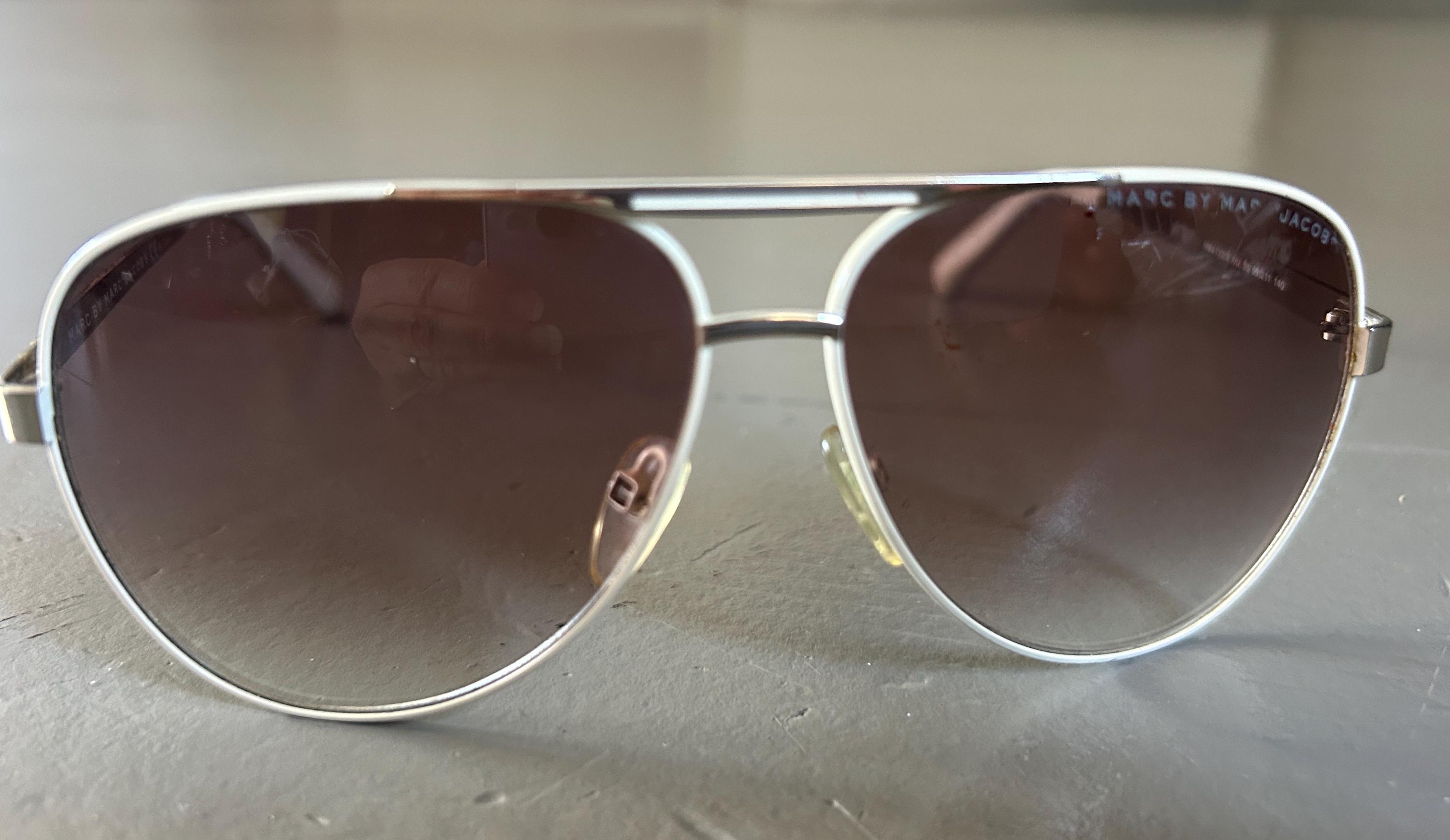 Marc Jacobs White frame aviator sunglasses Marc Jacobs Women main image 4