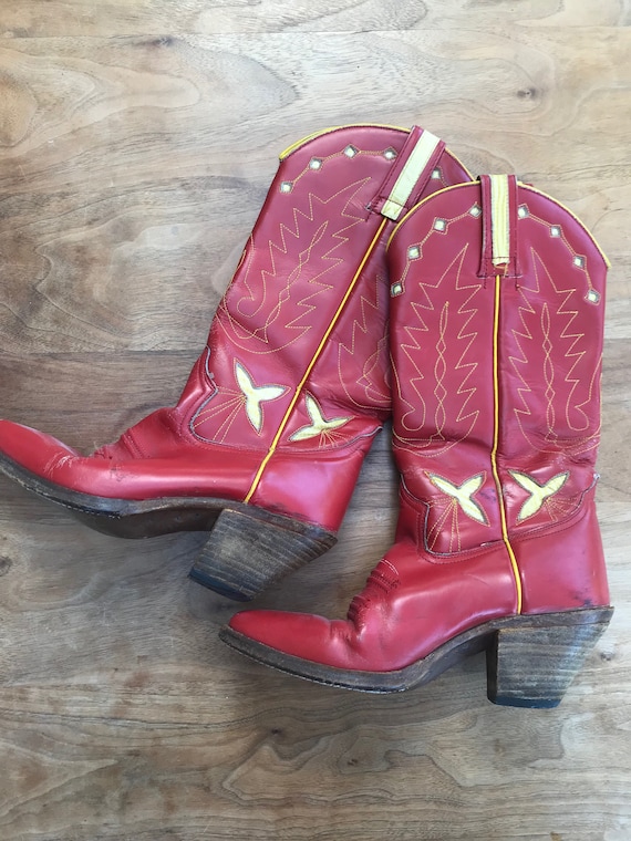 Buy Red Western Boots Online In India -  India