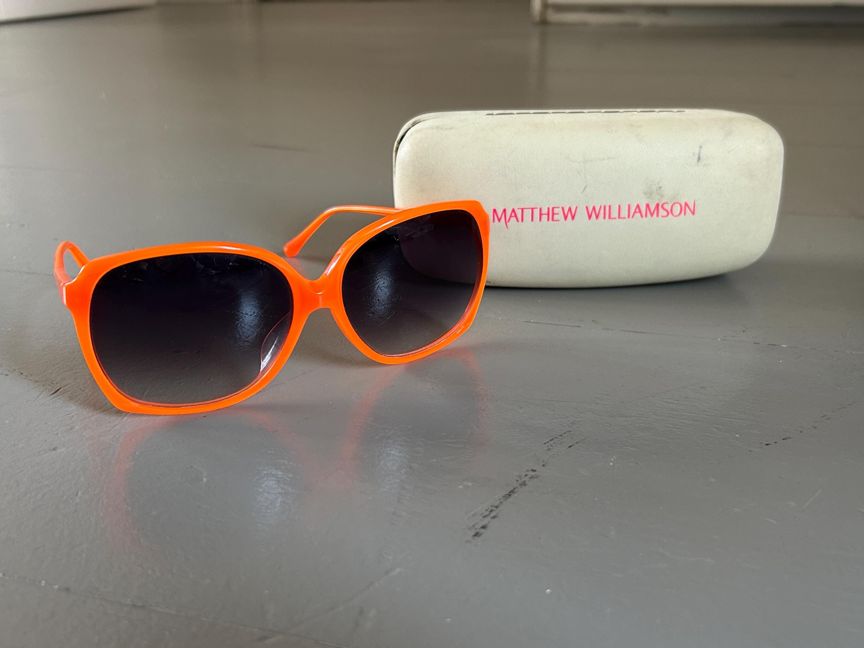 Matthew Williamson Neon Orange Sunglasses - Etsy display picture 2