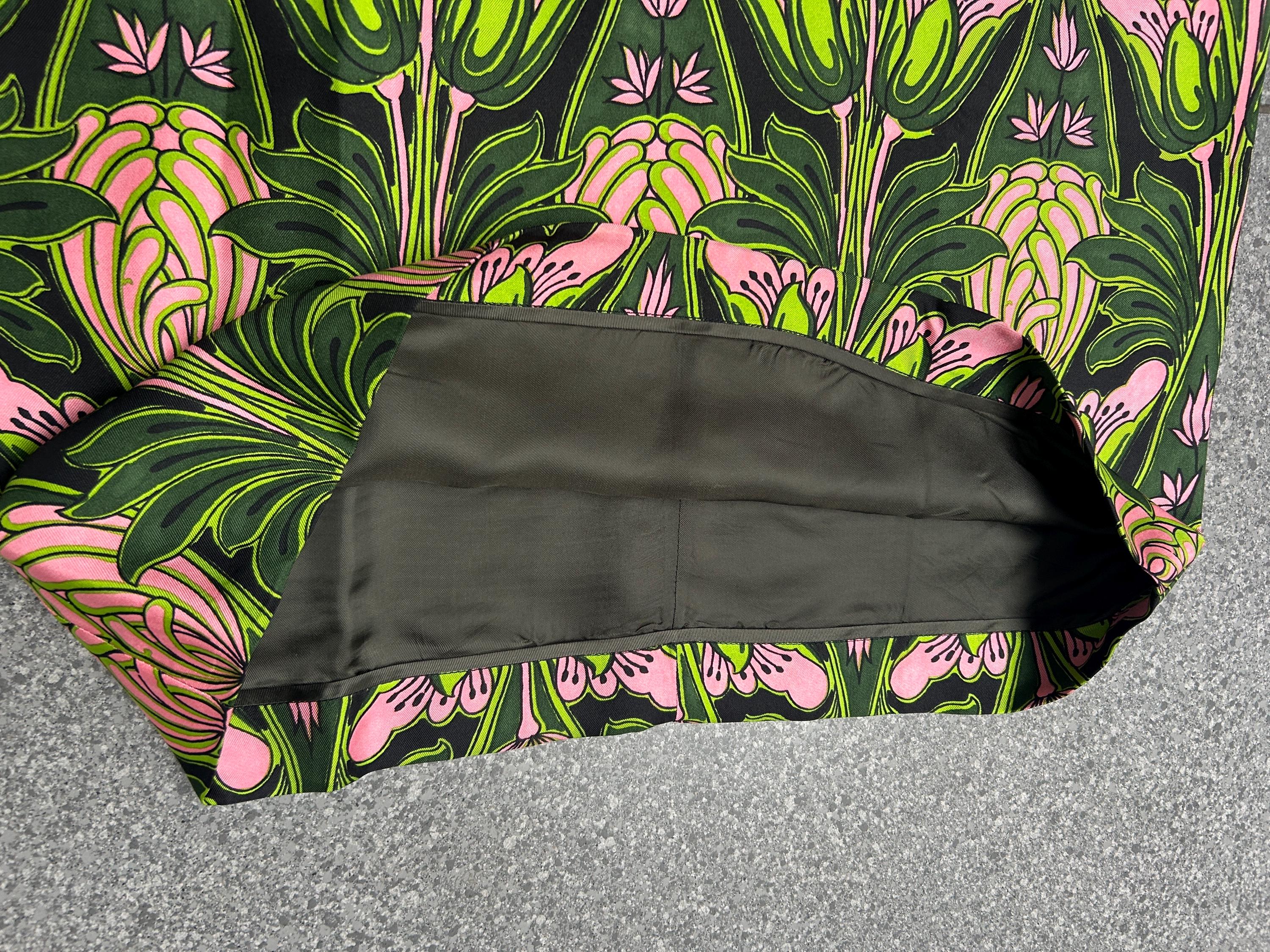 Incredible 2003 Fall/winter Prada Holliday & Brown Printed Silk