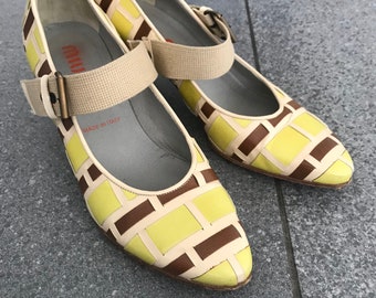 Fabulous Spring Summer 2001 Miu Miu Lattice Mary Janes Size 37 UK (5)
