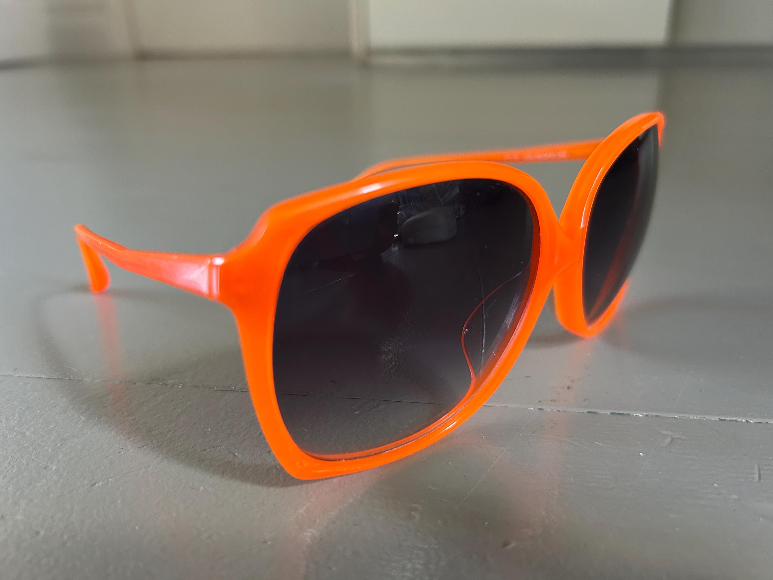 Matthew Williamson Neon Orange Sunglasses - Etsy display picture 1
