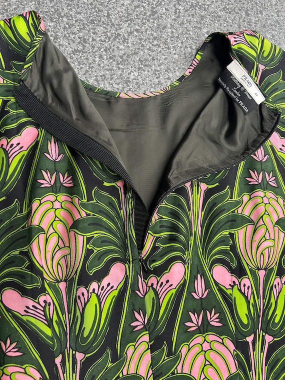 Incredible 2003 Fall/winter Prada Holliday & Brown Printed Silk