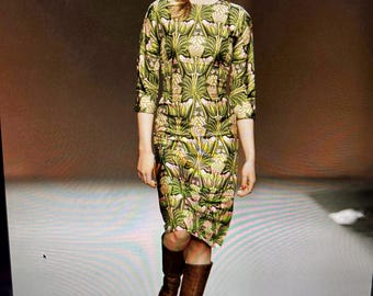 Incredible 2003 Fall/winter Prada Holliday & Brown Printed Silk